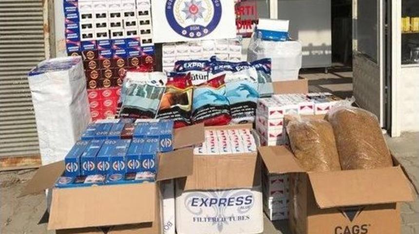 D&uuml;zce&rsquo;de Polisinden Yasa Dışı T&uuml;t&uuml;n Operasyonu