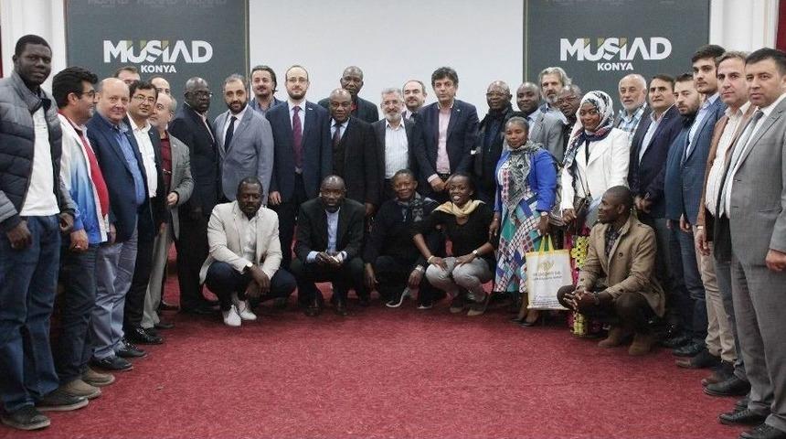 M&uuml;siad Konya Şubesi Demokratik Kongo Cumhuriyeti Heyetini Ağırladı