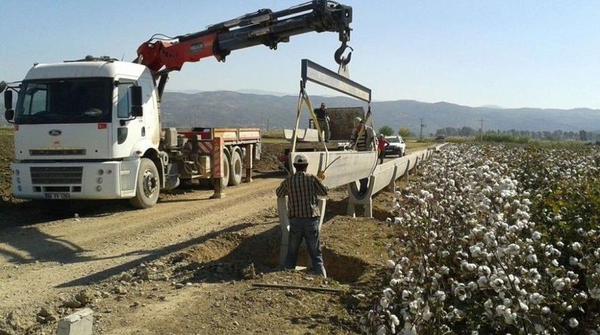 Dalama Sulaması Yenileme İnşaatında Çalışmalar Devam Ediyor