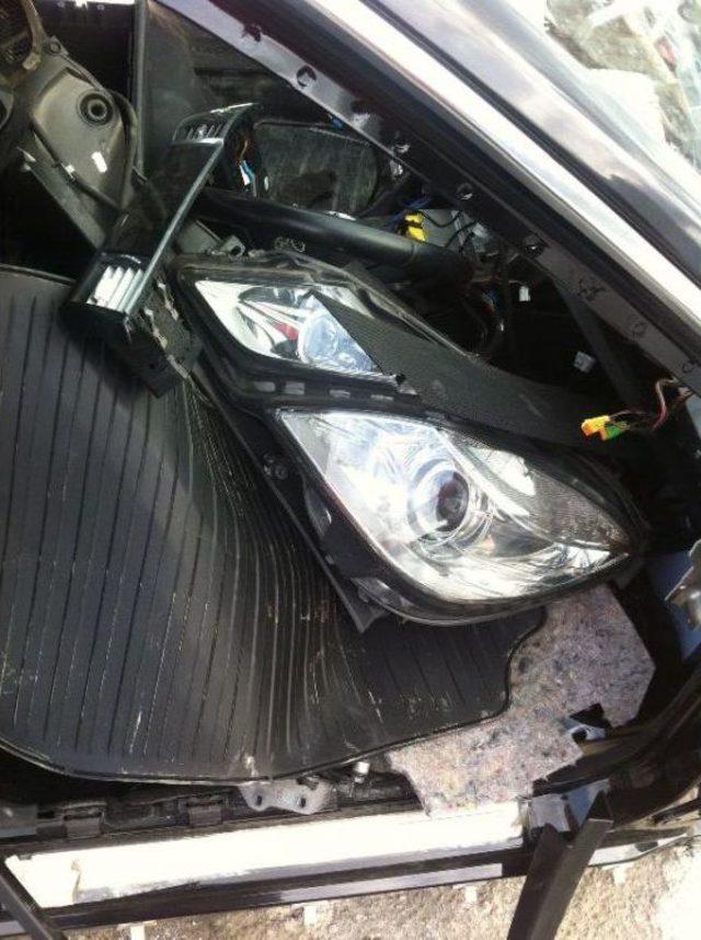 &Ccedil;alınan Otomobilini Par&ccedil;alar Halinde Geri Aldı 1