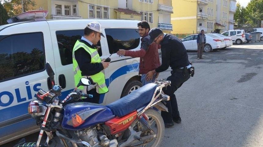 Muş&rsquo;ta Motosikletlere Sıkı Denetim