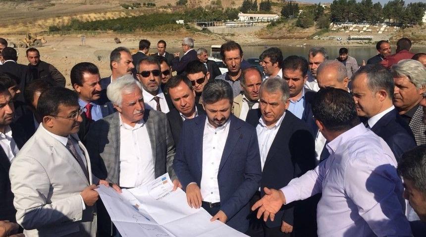 Milletvekilleri Kahta&rsquo;da Sahil Yolu Projesini İnceledi