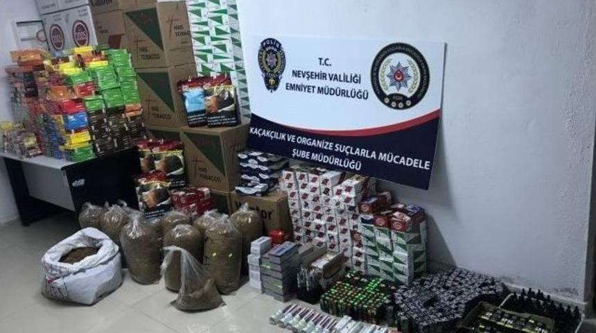 Nevşehir&rsquo;de 225 Kilo 741 Gram T&uuml;t&uuml;n Ele Ge&ccedil;irildi
