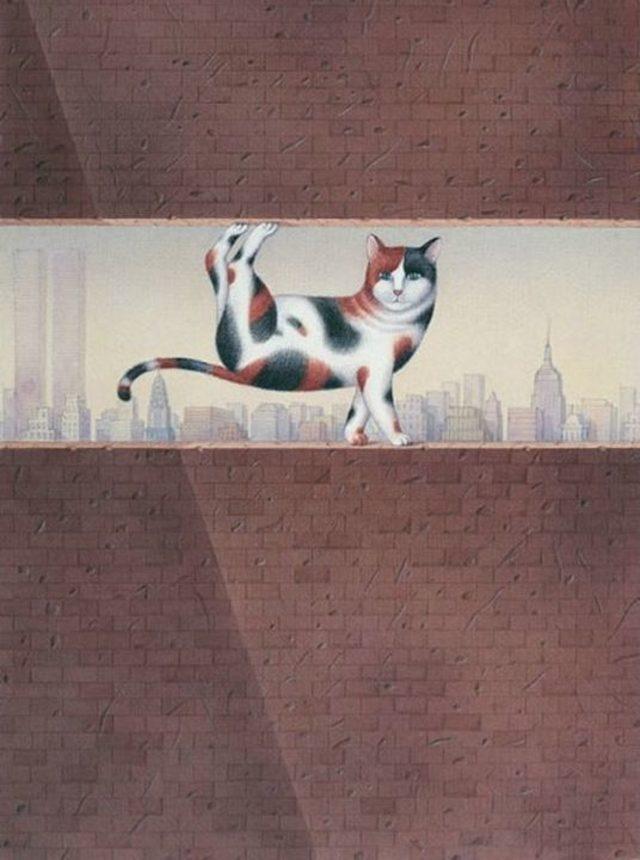 G&uuml;rb&uuml;z Doğan Ekşioğlu &ldquo;benim Kedilerim&rdquo; İle &Ccedil;ağdaş Sanatlar Galerisinde 3