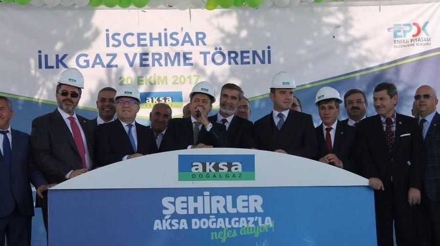 Bakan Eroğlu, İscehisar Doğalgaz Hattı Giriş İstasyonu&rdquo; A&ccedil;ılış T&ouml;renine Katıldı
