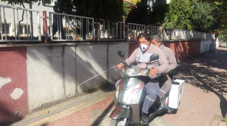 Motorize Ekiplerden İla&ccedil;lama &Ccedil;alışmaları