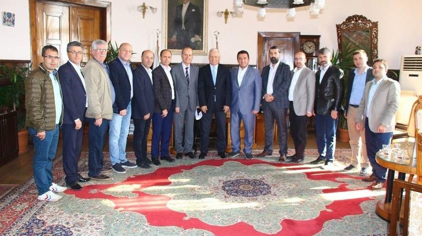 Başkan Bakıcı Tcdd B&ouml;lge M&uuml;d&uuml;r&uuml; Nihat Aslan&rsquo;ı Ziyaret Etti