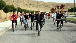 Rektör Ve Öğrenciler Sağlıklı Yaşam İçin Pedal Çevirdi