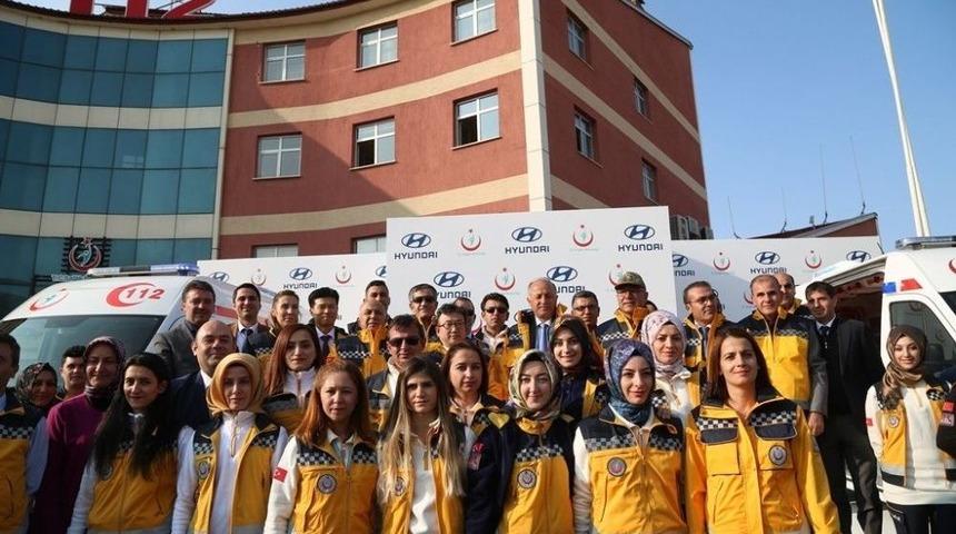 Erzurum 112’e 2 Ambulans Takviyesi