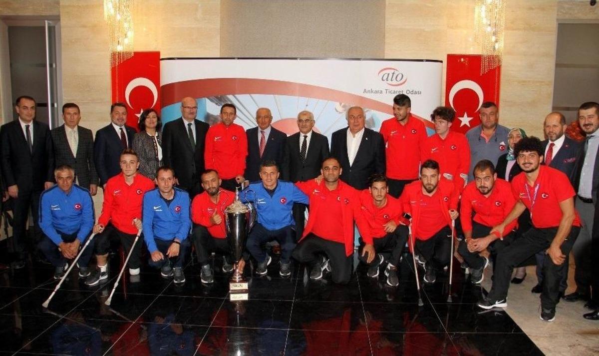 Ato Ampute Milli Takımı&rsquo;nı Ağırladı