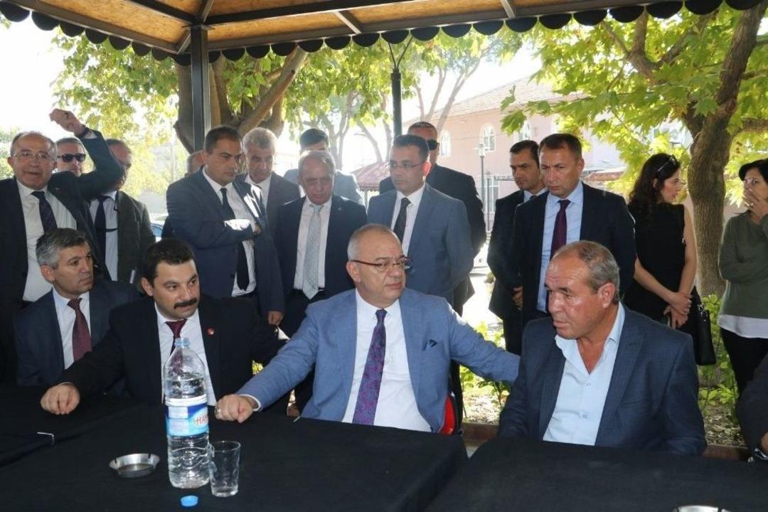 Başkan Erg&uuml;n Saruhanlı&rsquo;da Vatandaşlarla Buluştu