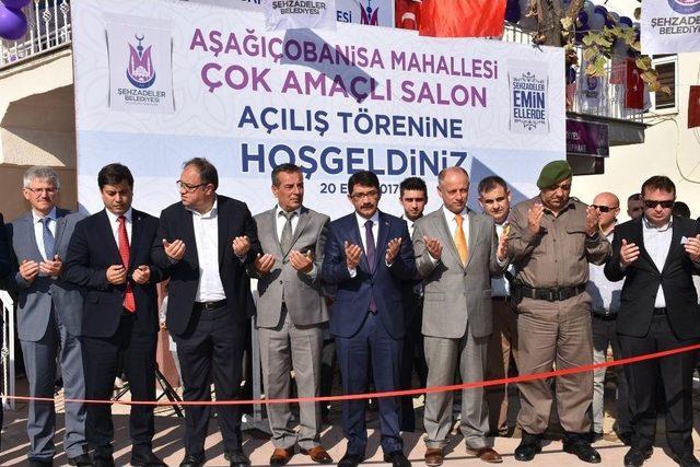 Aşağıçobanisa Çok Amaçlı Salon Hizmete Açıldı