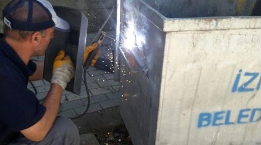 İzmit&rsquo;te &Ccedil;&ouml;p Konteynerleri Yenileniyor