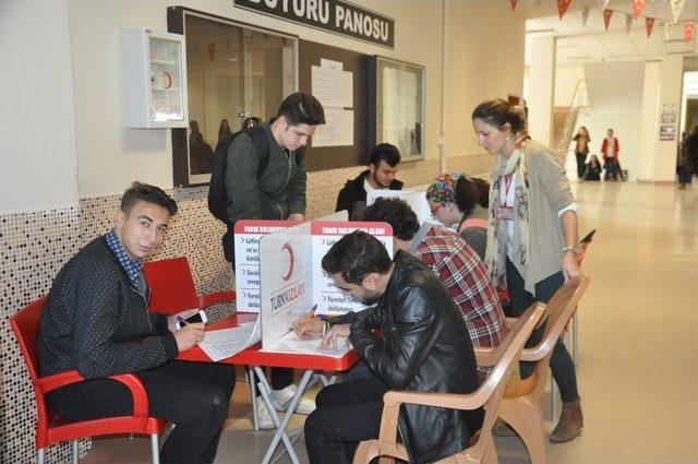 D&uuml;zce &Uuml;niversitesinde En Anlamlı Bağış 1