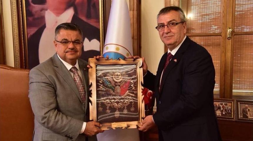 Mhp İl Başkanlığı&rsquo;ndan Başkan Yağcı&rsquo;ya Ziyaret