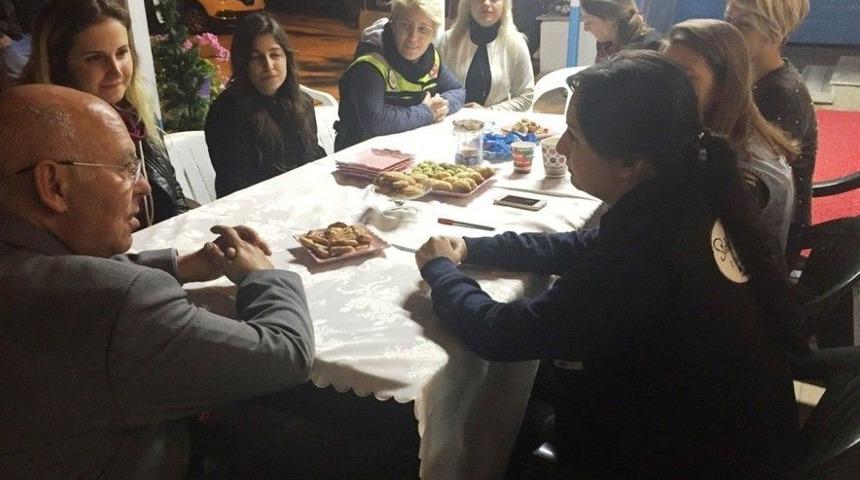 Başkan Eşkinat Kadın Motosiklet&ccedil;iler İle Buluştu