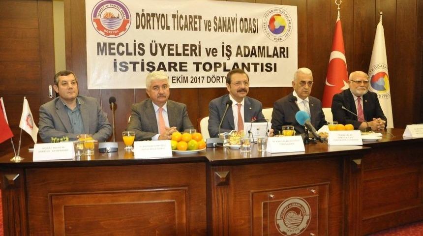 Tobb Başkanı Hisarcıklıoğlu Dörtyol Ve Erzin İlçelerini Ziyaret Etti