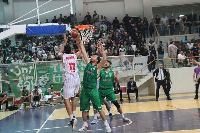 Türkiye Basketbol Ligi: Yalova Group Belediyespor: 78 - Bursaspor Durmazlar: 90