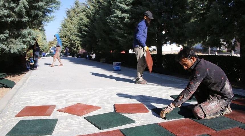 Karaman Belediyesinden Yürüyüş Yoluna Düzenleme