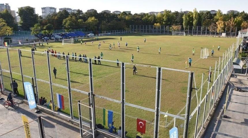 Kocasinan&rsquo;da Uluslararası Futbol Turnuvası Başladı