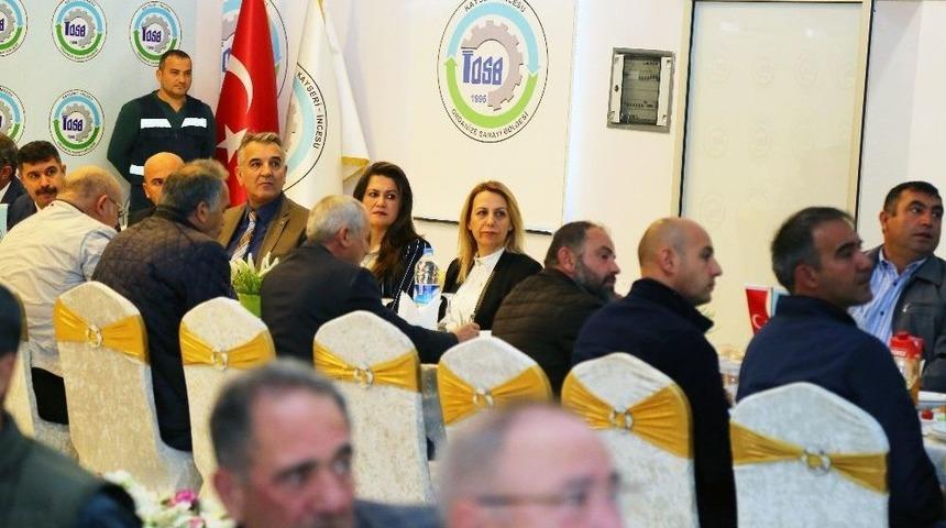 Vali Kam&ccedil;ı Ekonomik Toplantılar Kapsamında İncesu Osb&rsquo;li Sanayicilerle Bir Araya Geldi