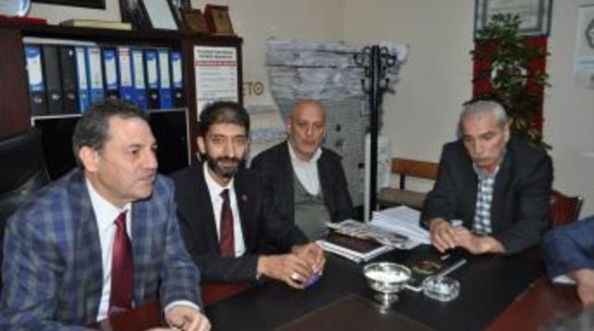 Etso Başkan Adayı Erg&uuml;ney Muhtarlarla Buluştu