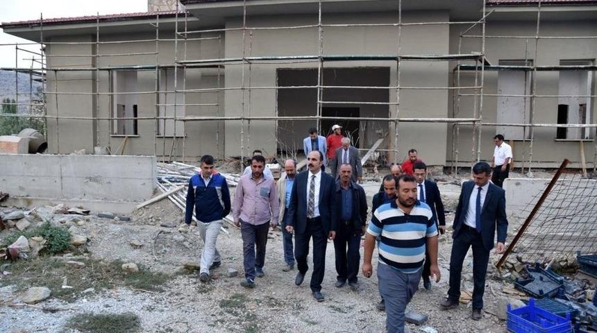 Başkan Altay Yapımı Devam Eden Tepekent Sosyal Tesisini İnceledi