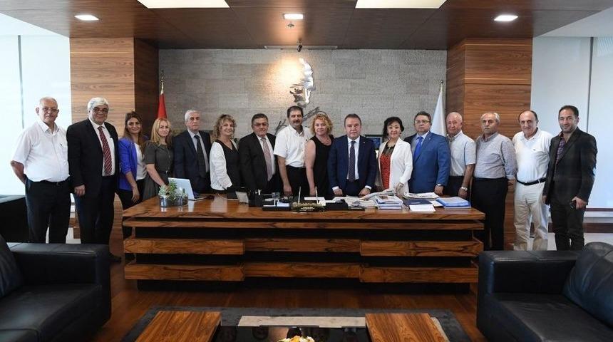 Başkan B&ouml;cek, Ahder Platformunu Ağırladı