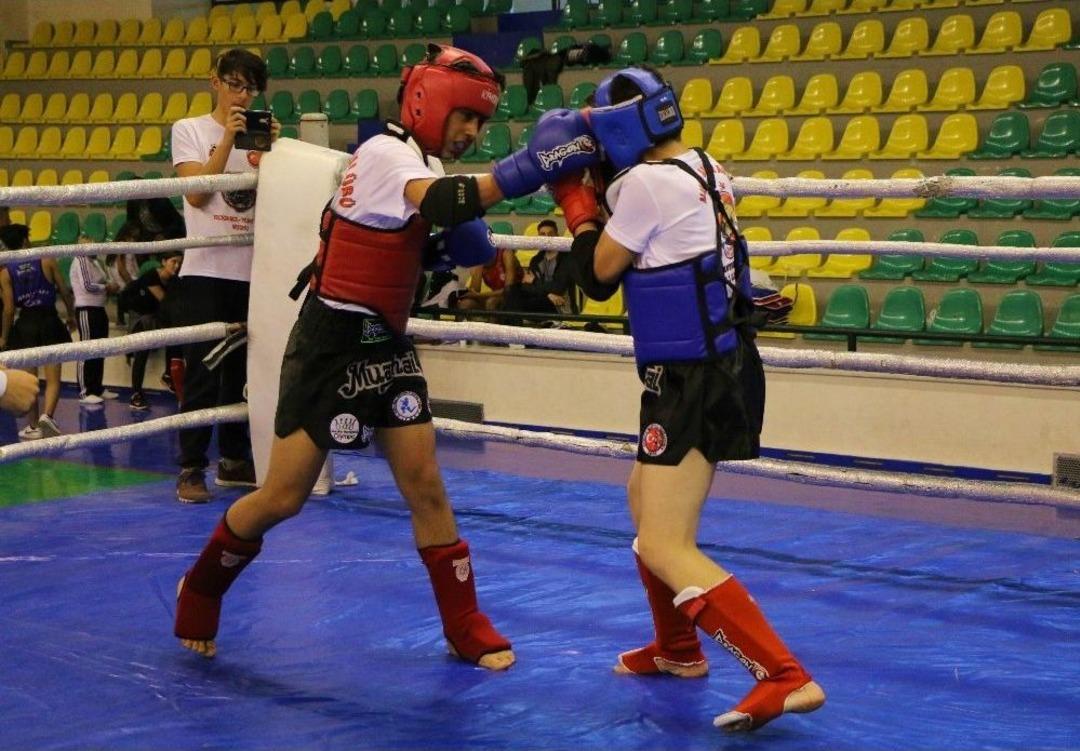 Muay Thai M&uuml;sabakası Edremitte Yapıldı