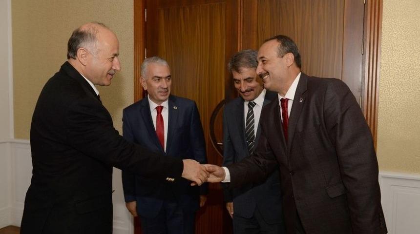 Posta Teşkilatından Vali Azizoğlu&rsquo;na Ziyaret