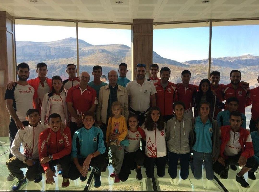 Milli Sporcular Ak&ccedil;adağ&rsquo;da