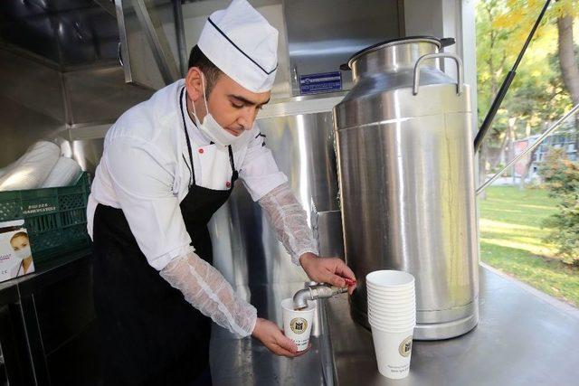 Yenimahalle Belediyesi’nden Öğrencilere Sabah Çorbası