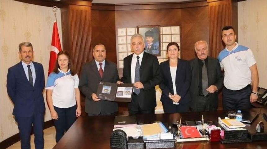 Ptt &Ccedil;alışanlarından Vali Toprak&rsquo;a Ziyaret