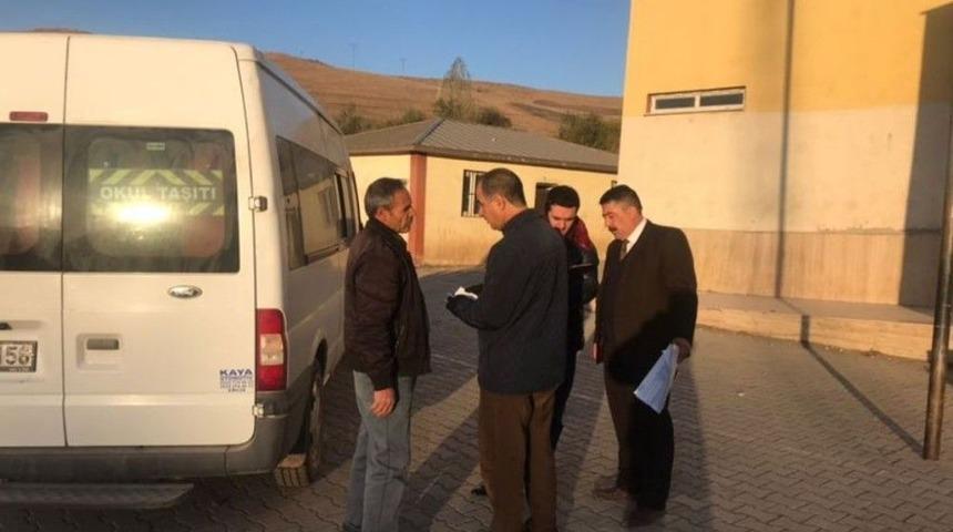 Ağrı&rsquo;da Okul Servislerine Sıkı Denetim