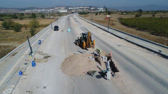 Manisa Cbü Yağmur Suyu Hattı Tamamlandı