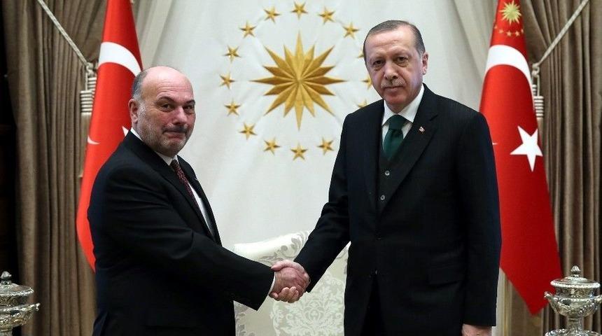 Cumhurbaşkanı Erdoğan, Yunanistan B&uuml;y&uuml;kel&ccedil;isini Kabul Etti