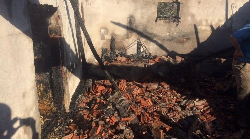 Besihane Yangınında 13 Koyun Telef Oldu