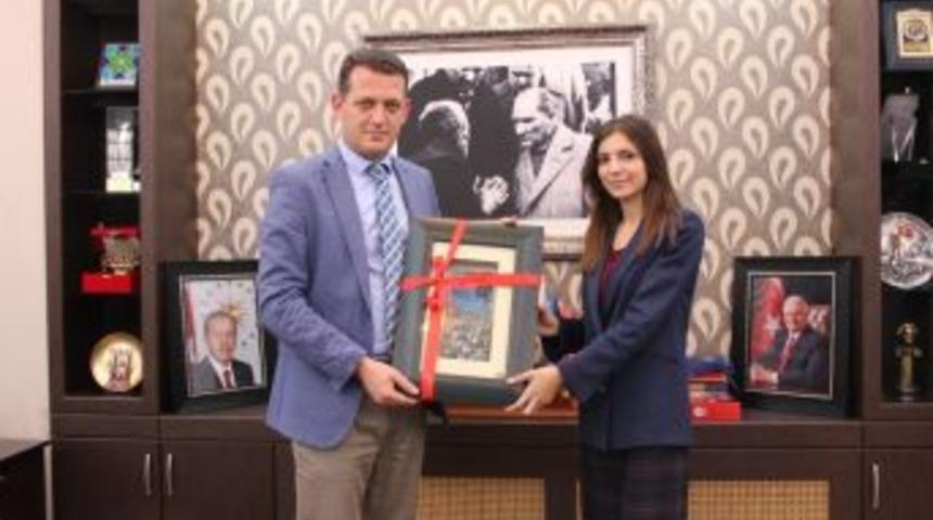 Stajyer Kaymakam Adayından Teşekk&uuml;r Ziyareti