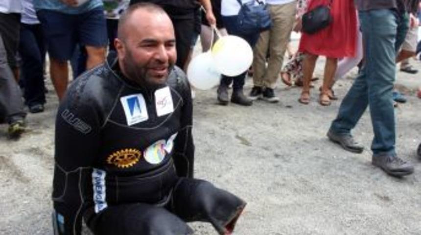 Engelli Rekortmen Dalgı&ccedil; Ufuk Ko&ccedil;ak Aks Sohbetleri&rsquo;nde