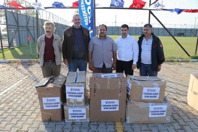 B&uuml;y&uuml;kşehir&rsquo;den Roman Spor Kul&uuml;plerine Malzeme Yardımı 1