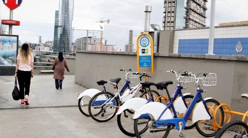 İspark&rsquo;ın &Uuml;cretsiz Bisiklet Parklarına Yoğun İlgi