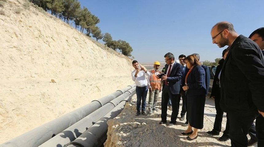 250 Bin Kişinin Su İhtiyacını Giderecek Depo Yapımında &Ccedil;alışmalar Yarılandı