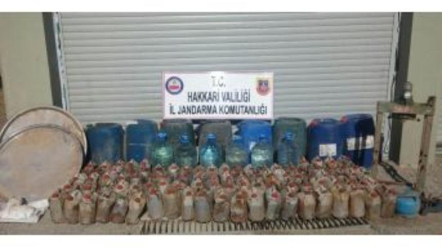 Y&uuml;ksekova&rsquo;da Bin Litre Aseton Maddesi Ele Ge&ccedil;irildi