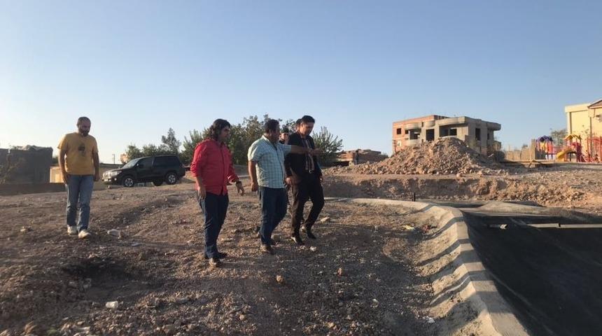 Başkan Gülenç Park İnşaatını İnceledi