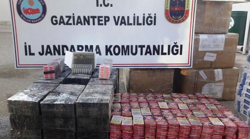 Gaziantep&rsquo;te 13 Bin Karton Ka&ccedil;ak Sigara Ele Ge&ccedil;irildi