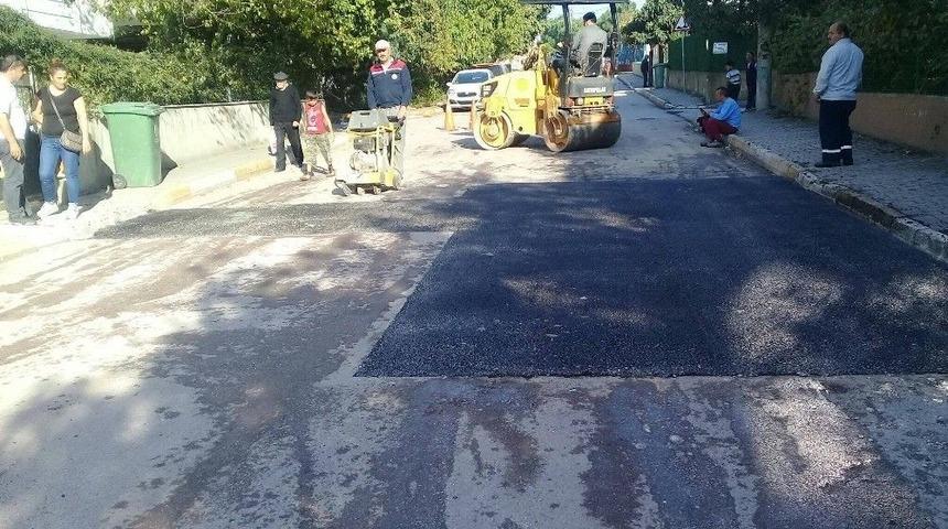 K&ouml;rfez Belediyesi Bakım Ve Onarım &Ccedil;alışmalarını S&uuml;rd&uuml;r&uuml;yor