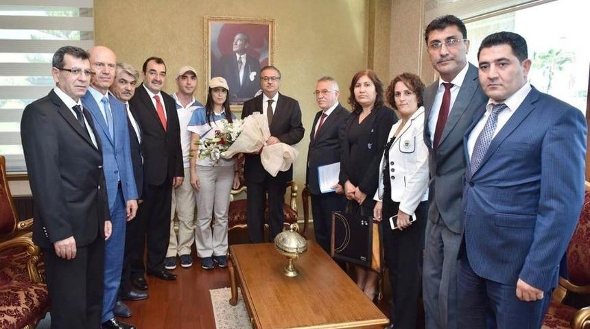 Vali Su, Ptt &Ccedil;alışanlarını Kabul Etti