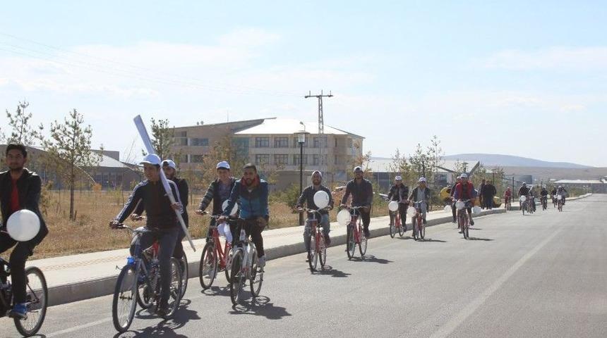 Ağrı’da Sağlıklı Yaşam İçin Pedal Çevirdiler