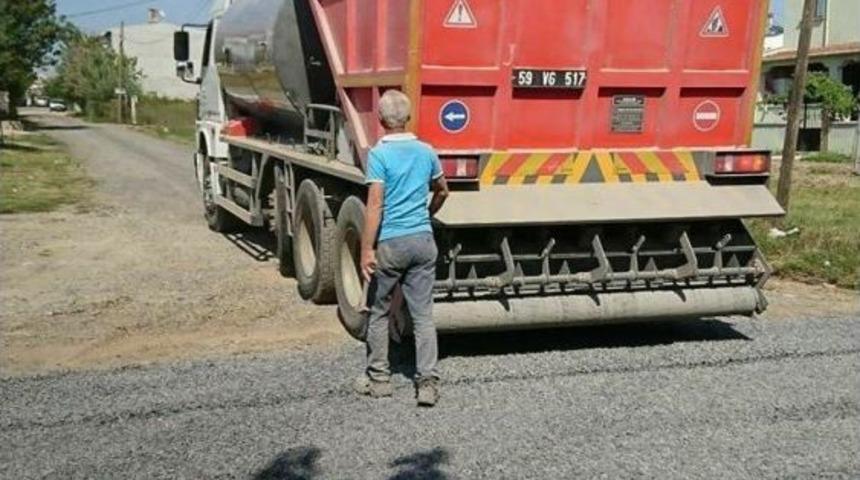 Marmaraereğlisi&rsquo;nde Yol &Ccedil;alışmaları Devam Ediyor