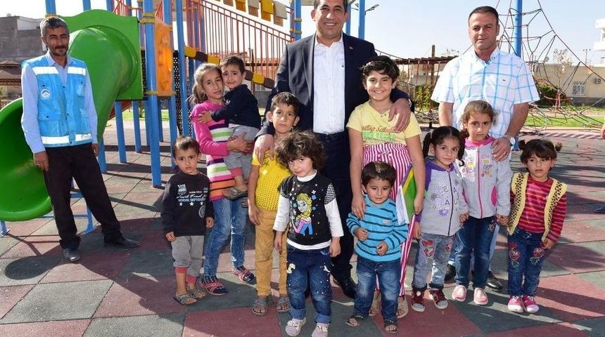 Başkan Atilla&rsquo;dan Tamamlanan Parkta İnceleme